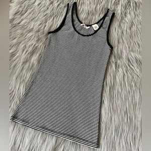 Levi’s striped tank in black and white EUC size medium